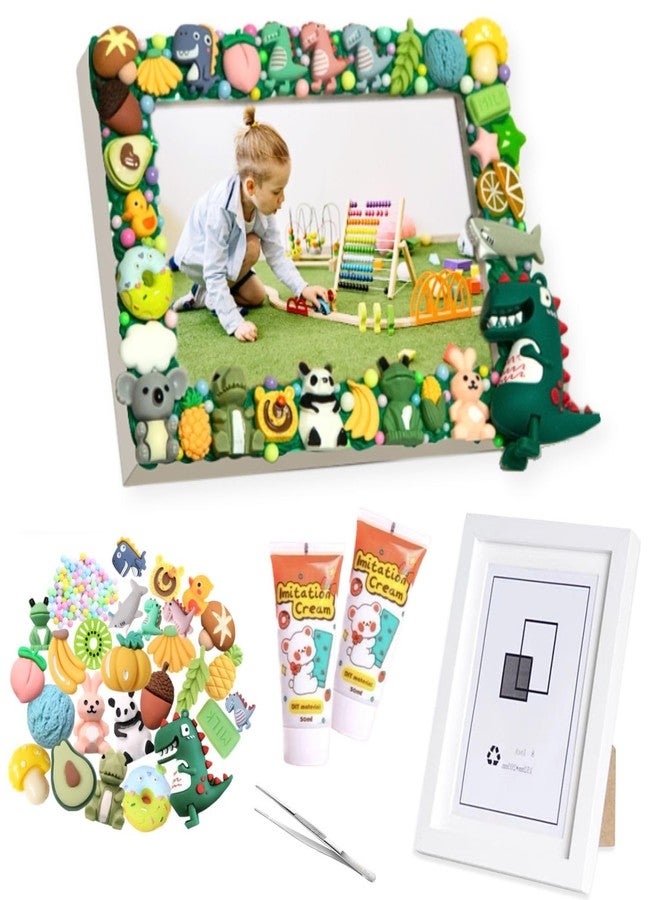DOUXFUN DIY Picture Frame Kit - Arts and Craft Kits for kids Ages 6, 7, 8, 9, 10, 11, 12+ Teen Adult - Creative Art Toys Girls Boys Birthday Christmas Gifts 6-8, 8-12, 10-12 (Animals) - Image 1